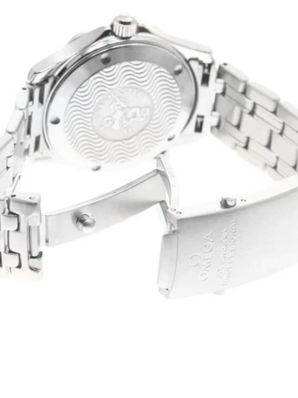 OMEGA Seamaster300 2561.80 Date Navy Dial Quartz Boy's Watch_961334